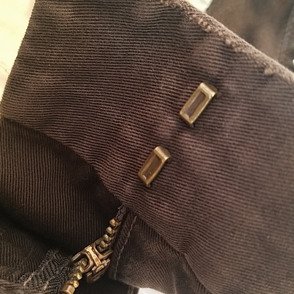 J. Crew Brown Distressed Mini Skirt Size 2 - Picture 5 of 6